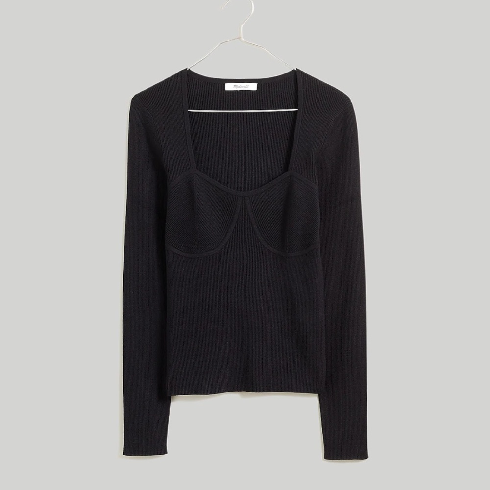 Wide Rib Sweater Top - Madewell